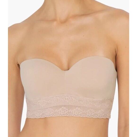 NWT Natori 32DD Bliss Perfection Longline Strapless Underwire Bra 729154 113160 - Picture 2 of 6